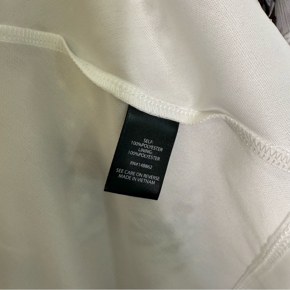 Torrid Ivory Floral Chiffon Clip Dot Skater Dress Size 2X - Picture 3 of 7